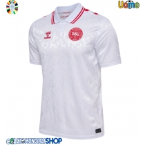 Maglie da calcio Danimarca Seconda Maglia Europei 2024 Manica Corta